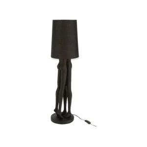 Lampe couple résine noir par Esprit Déco - Magasin décoration à Estaires - 3