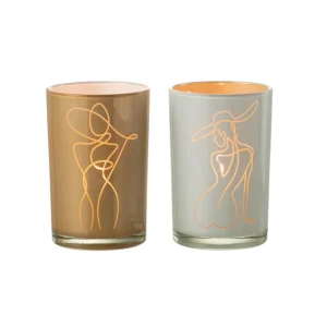 Photophore Lady verre large par Esprit Déco - Magasin décoration à Estaires - 1
