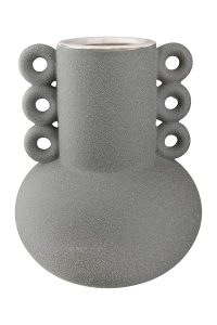Vase RADON gris Hauteur 18,5 cm