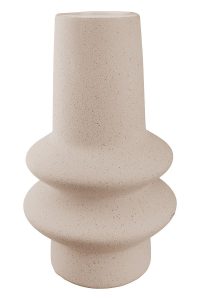 Vase RADON beige Hauteur : 19,5cm