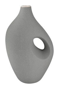 Vase RADON gris Hauteur 28,5 cm