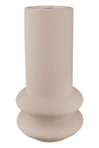 Vase RADON beige Hauteur 24,5 cm