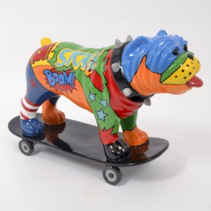 OSCAR chien/skateboard