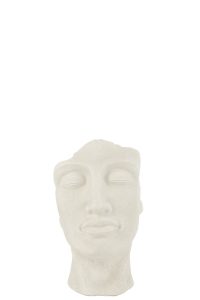 Cachepot David Argile Blanc Small