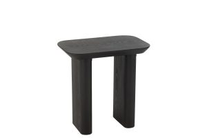 Table Fin Placage/Bois De Sapin Noir