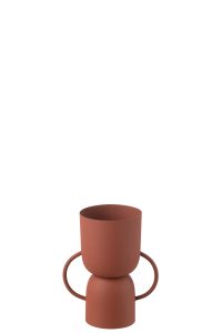 Vase Coupe Fer Rouille