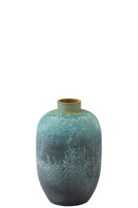 Vase Vintage Ceramique Azur Small