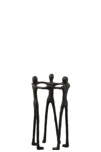 Personnages Cercle Aluminium Noir