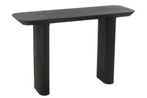 Console Large Placage/Bois De Sapin Noir