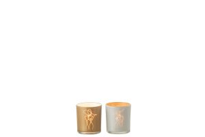 Photophore Lady Verre Mix Small